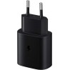 Samsung Chargeur USB C 25W Ultra Rapide Adaptateur USB C vers USB Chargeur Rapide Chargeur Original sans Fil Noir