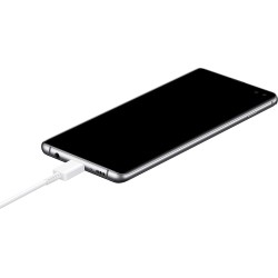 Samsung Chargeur USB C, Adaptateur Secteur 25W Ultra Rapide, Adaptateur USB C vers USB, Samsung Original, Vendu sans câble, Blan
