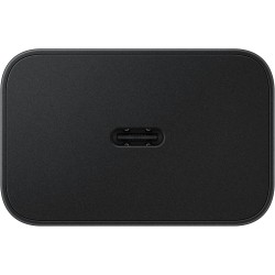 Samsung Chargeur USB C, Adaptateur Secteur 45W Ultra Rapide, USB C vers USB, Charge Rapide, Samsung Original, sans câble, Noir, 