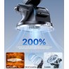 Miracase Support Téléphone Voiture [2025 Ventouse Puissante] Porte Telephone Voiture Tableau de Bord, Rotation 360° Portable Ven
