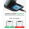 INIU Chargeur Induction 15W, Chargeur sans Fil Certifié Qi à Charge Rapide, Wireless Charger Accessoire Bureau pour iPhone 17 16