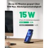INIU Chargeur sans Fil, [2 Pack] 15W Chargeur Induction avec Double Bobine et lumière adaptative Facile à Dormir Wireless Charge