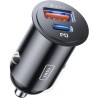 INIU Allume Cigare USB C, 2 Ports 60W Charge Rapide Chargeur Voiture with USB C et A, Prise Allume Cigare 12V pour iPhone 16 15 