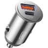 INIU Allume Cigare USB C, 2 Ports 60W Charge Rapide Chargeur Voiture with USB C et A, Prise Allume Cigare 12V pour iPhone 16 15 