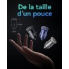INIU Allume Cigare USB C, 2 Ports 60W Charge Rapide Chargeur Voiture with USB C et A, Prise Allume Cigare 12V pour iPhone 16 15 