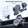 Miracase Support Telephone Voiture [Rotation 360°& Ventouse Puissante] Porte Telephone Voiture Grille D'aération & Pare-Brise & 