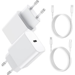 BHHB 20W Chargeur USB C, Bloc d'alimentation Adaptateur Conçu pour A-pple, Prise USB C Rapide Compatible avec i-Phone 17/16/15/1
