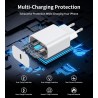 BHHB 20W Chargeur USB C, Bloc d'Alimentation Adaptateur Conçu pour A-pple, Prise USB C Rapide compatible avec i-Phone 17/16/15/1