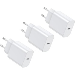 BHHB 20W Chargeur USB C, Bloc d'Alimentation Adaptateur Conçu pour A-pple, Prise USB C Rapide compatible avec i-Phone 17/16/15/1