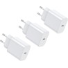 BHHB 20W Chargeur USB C, Bloc d'Alimentation Adaptateur Conçu pour A-pple, Prise USB C Rapide compatible avec i-Phone 17/16/15/1