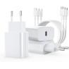 BHHB 20W Chargeur USB C, Bloc d'alimentation Adaptateur Conçu pour A-pple, Prise USB C Rapide Compatible avec i-Phone 17/16/15/1