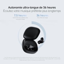 Xiaomi rougemi buds 6 play–casque sans fil bluetooth,ecouteurs bluetooth,conducteurs 10 mm,5 modes eq,jusqu'à 7.5h+36h autonomie