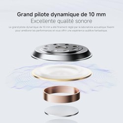 Xiaomi rougemi buds 6 play–casque sans fil bluetooth,ecouteurs bluetooth,conducteurs 10 mm,5 modes eq,jusqu'à 7.5h+36h autonomie