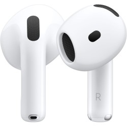Apple airpods 4 écouteurs sans fil, casques et écouteurs bleutooth, audio spatial personnalisé, résistance à la transpiration et