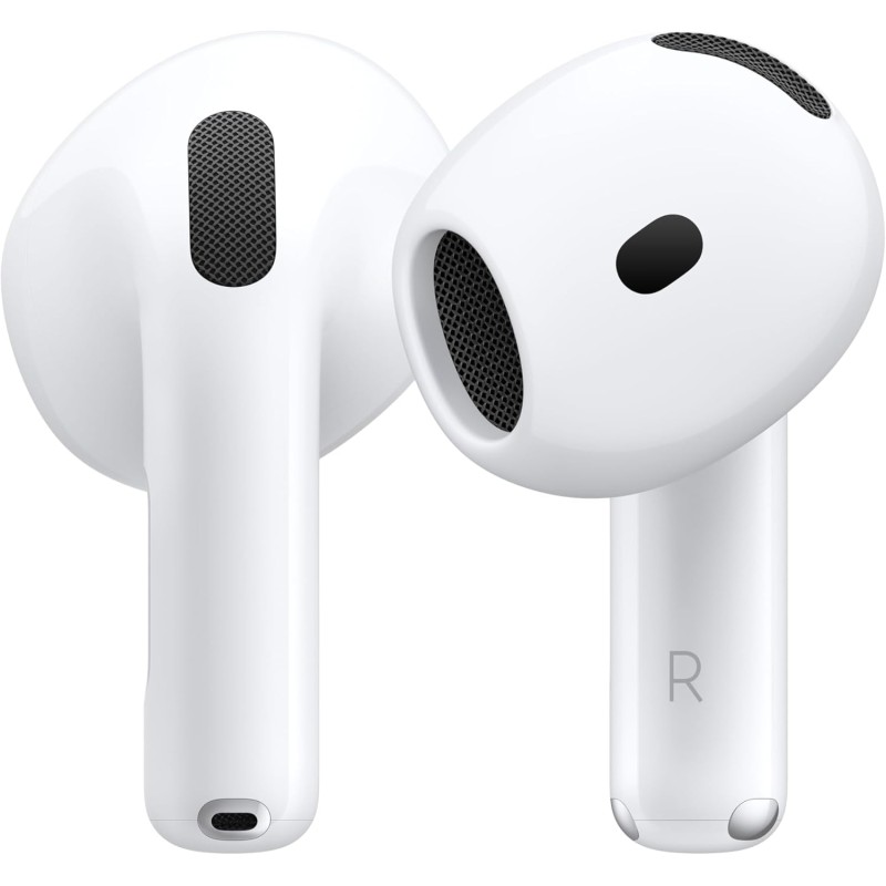Apple airpods 4 écouteurs sans fil, écouteurs bleutooth, avec réduction active du bruit, audio adaptatif, mode transparence, aud