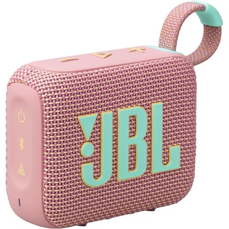Jbl go 4, enceinte bleutooth ultra-portable, son jbl pro, basses percutantes, 7 heures d'autonomie, fonction playtime boost, rés