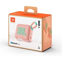 Jbl go 4, enceinte bleutooth ultra-portable, son jbl pro, basses percutantes, 7 heures d'autonomie, fonction playtime boost, rés