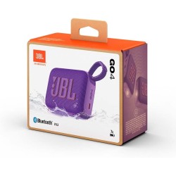 Jbl go 4, enceinte bleutooth ultra-portable, son jbl pro, basses percutantes, 7 heures d'autonomie, fonction playtime boost, rés