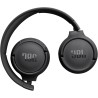 Jbl tune 520bt, casque audio sans fil, léger et confortable, bleutooth 5.3, autonomie jusqu'à 57 h, charge rapide, son jbl pure 