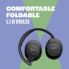 Jbl tune 720bt, casque audio sans fil, léger et confortable, bleutooth 5.3, autonomie jusqu'à 76 h, charge rapide, son jbl pure 