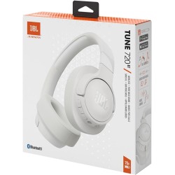 Jbl tune 720bt, casque audio sans fil, léger et confortable, bleutooth 5.3, autonomie jusqu'à 76 h, charge rapide, son jbl pure 