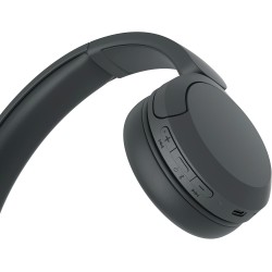 Sony wh-ch520 - casque bleutooth sans fil, multipoint, micro intégré - jusqu'à 50 heures d'autonomie et charge rapide - noir