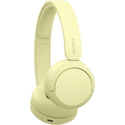 Sony wh-ch520 - casque bleutooth sans fil, multipoint, micro intégré - jusqu'à 50 heures d'autonomie et charge rapide - jaune