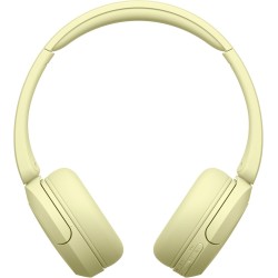 Sony wh-ch520 - casque bleutooth sans fil, multipoint, micro intégré - jusqu'à 50 heures d'autonomie et charge rapide - jaune