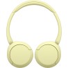 Sony wh-ch520 - casque bleutooth sans fil, multipoint, micro intégré - jusqu'à 50 heures d'autonomie et charge rapide - jaune