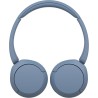 Sony wh-ch520 - casque bleutooth sans fil, multipoint, micro intégré - jusqu'à 50 heures d'autonomie et charge rapide - bleu