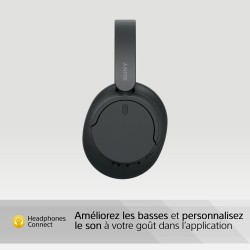 Sony wh-ch720n - casque bleutooth sans fil à réduction de bruit - micro intégré - jusqu'à 35 heures d'autonomie et charge rapide