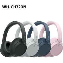 Sony wh-ch720n - casque bleutooth sans fil à réduction de bruit - micro intégré - jusqu'à 35 heures d'autonomie et charge rapide