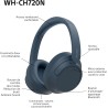 Sony wh-ch720n - casque bleutooth sans fil à réduction de bruit - micro intégré - jusqu'à 35 heures d'autonomie et charge rapide