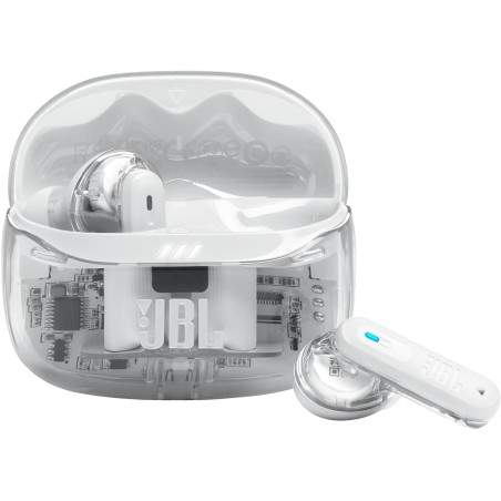Jbl tune beam ghost 2, écouteurs sans fil bluetooth, réduction de bruit, 48 heures d'autonomie, résistance à l'eau et à la pouss