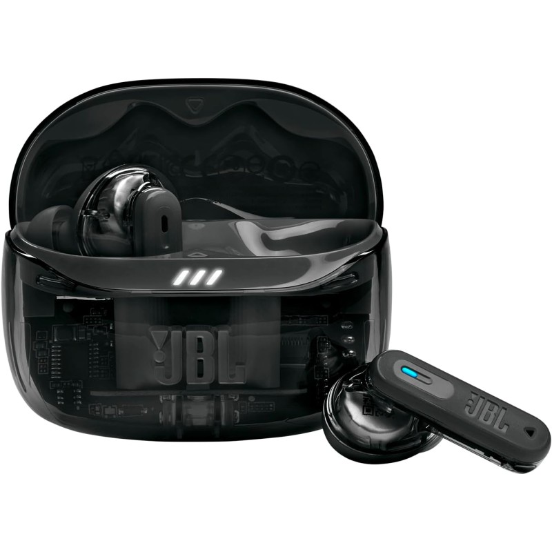 Jbl tune beam ghost 2, écouteurs sans fil bluetooth, réduction de bruit, 48 heures d'autonomie, résistance à l'eau et à la pouss