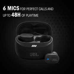 Jbl tune buds 2, écouteurs sans fil bleutooth, 48 h d'autonomie, résistance à l'eau et à la poussière ip54, résistance à l'eau e