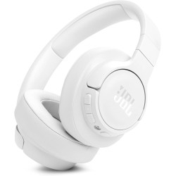 JBL Tune 770NC Casque supra-auriculaire sans fil, autonomie jusqu'à 70 h, Réduction de Bruit Adaptative, Smart Ambient, blanc