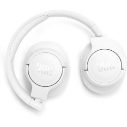 JBL Tune 770NC Casque supra-auriculaire sans fil, autonomie jusqu'à 70 h, Réduction de Bruit Adaptative, Smart Ambient, blanc