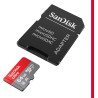 SanDisk 64 Go Ultra microSDXC UHS-I Carte + Adaptateur SD, avec jusqu'à 140 Mo/s, Classe 10, U1, homologuée A1