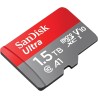 SanDisk Ultra microSDXC + Adaptateur SD 1.5 To (pour Android Smartphone et Tablette, Video Full HDD, jusqu'à 150 Mo/s, UHS-I, La