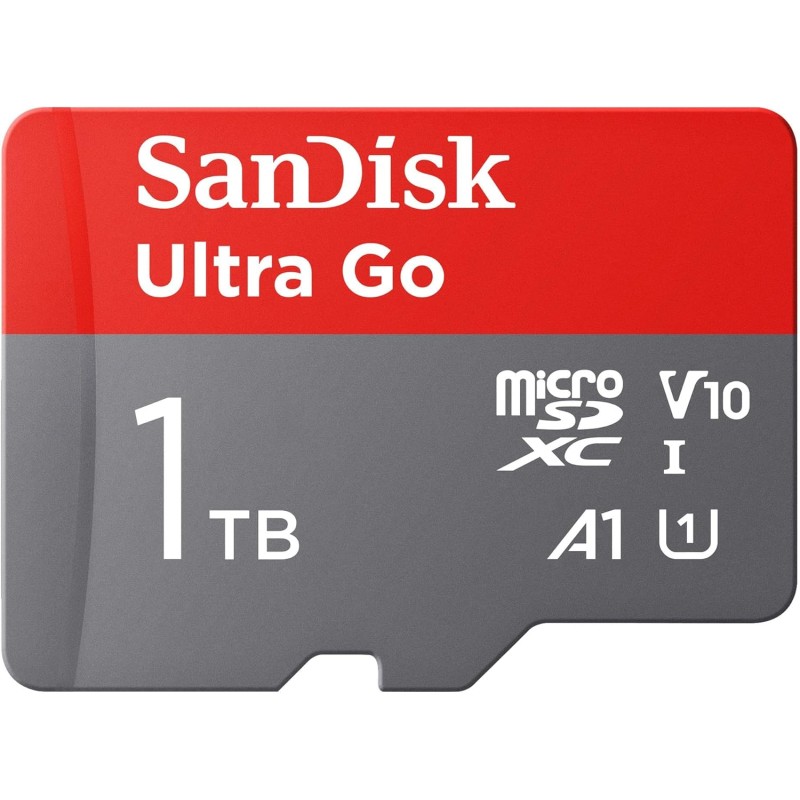 SanDisk 1 to Ultra Go microSDXC, Carte Micro SD + Adaptateur SD (pour Android Smartphone et Tablette, Video Full HDD, jusqu'à 15