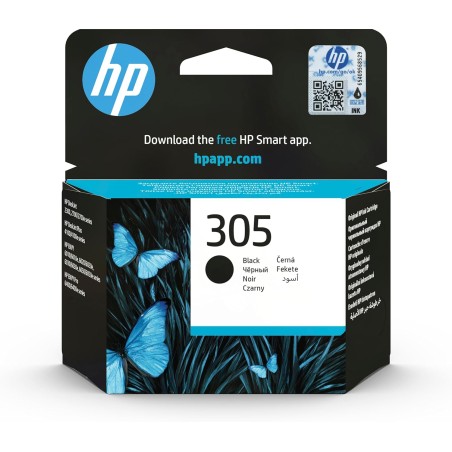 HP 305 Cartouche d'Encre Noire Authentique (3YM61AE)