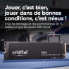 Crucial P310 SSD 1To PCIe Gen4 NVMe M.2 2280, jusqu’à 7.100 Mo/s, Compatible avec Ordinateur Portable et de Bureau & Consoles de