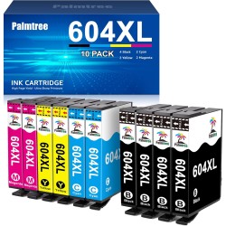 Palmtree 604 XL Cartouche Encre Compatible pour Epson 604 XL 604XL pour Epson XP 2200 pour Expression Home XP-2200 XP-2205 XP-42