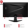 MSI MAG 256F Écran Gaming 24,5 Pouces FHD - Dalle Rapid IPS 1920 x 1080, 180 Hz / 1ms GtG, gamut sRGB 127%, Design sans Cadre, H