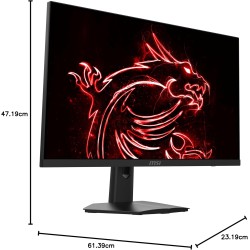 MSI G274F Écran PC Gaming 27 Full HD - Dalle Rapid IPS 1920x1080, 180Hz / 1ms, 16:9, G-Sync Compatible - HDMI 2.0, DisplayPort 1