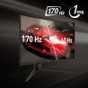 MSI G271CQP E2 Écran PC Gaming Incurvé 27" WQHD - Dalle VA 1000R, 2560x1440, 170Hz / 1ms, 16:9, Adaptive Sync - HDMI 2.0b, Displ