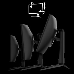 MSI G271CQP E2 Écran PC Gaming Incurvé 27" WQHD - Dalle VA 1000R, 2560x1440, 170Hz / 1ms, 16:9, Adaptive Sync - HDMI 2.0b, Displ