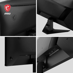 MSI G255F Écran gaming FHD 24,5 pouces - Dalle Rapid IPS 1920 x 1080, 180 Hz / 1ms (GtG), gamme de couleurs sRGB 99%, Adaptive-S