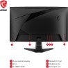 MSI MAG 27C6F écran Gaming incurvé FHD de 27" - Dalle Rapid VA 1920 x 1080 1500R, 180 Hz / 0,5ms (GtG, Min.), Adaptive-Sync - DP